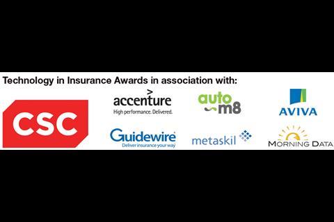 Technology in Insurance Awards 2012 sponsor logos
